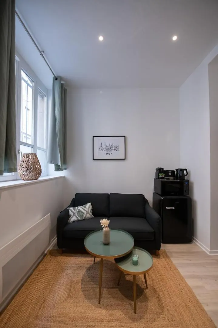 La suite Opéra - RDC - Joli studio refait à neuf Hôtel de Ville Lyon Francia